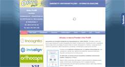 Desktop Screenshot of orto-profil.pl